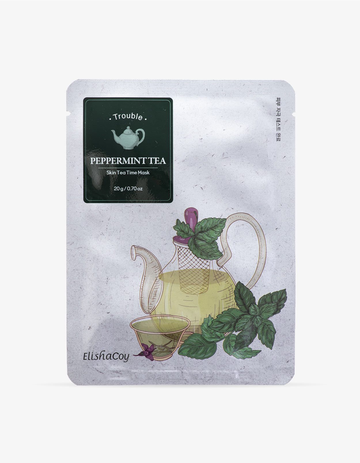ElishaCoy Skin Tea Time Mask – Peppermint Tea 20g
